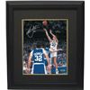 Image 1 : Christian Laettner Signed Duke Blue Devils Vertical 8X10 Photo Custom Framed 1992 The Shot Vs KY Buz
