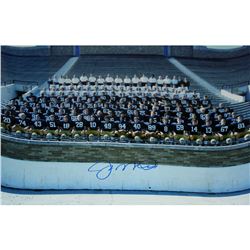 Joe Montana Signed 1977 Notre Dame National Championship Team Portrait 16X20 Photo