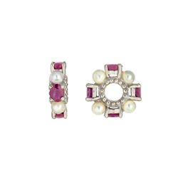 SILVER RUBY AND PEARL WHEEL (#72RPRL)