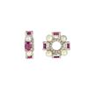 Image 1 : SILVER RUBY AND PEARL WHEEL (#72RPRL)