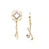 Image 1 : GOLD WHEEL / DIA GOLF CLUB DANGLE (#167D)