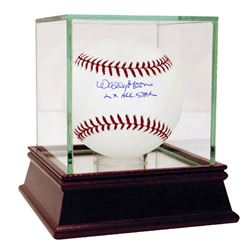 Wally Moon Signed MLB Baseball W/ "2X All Star" Insc