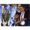 Image 1 : Jose Mourinho Hugging Player Signed Real Madrid 12X16 Photo: Clasico Rivalry  ( Icons Auth & Third P