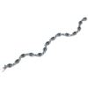 Image 1 : SILVER LONDON BLUE TOPAZ BRACELET - Size 8 (#3928LDN)
