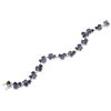 Image 1 : SS AMETHYST / RHODOLITE BRACELET - Size 7.5 (#4012MUL1)