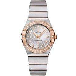 Omega  Constellation Brushed Quartz 27Mm  Women Watch