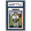 Image 1 : Jesse Orosco Signed 2005 Topps Card - Mets - On Field/Ready To Pitch (Slabbed By Steiner)