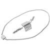 Image 1 : 24IN SS WHEAT CHAIN/SS SW BOOK NECKLACE (NO BEADS) - Size 24 (#15D)