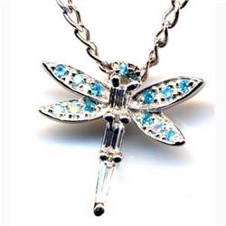 Sterling Silver Dragonfly Pendant