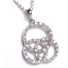 Image 1 : Sterling Silver Wht CZ Pendant