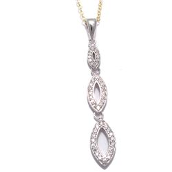 Sterling Silver- Cz  Pendant