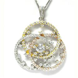 Sterling Silver CZ Pendant