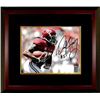 Image 1 : Derrick Henry Signed Alabama Crimson Tide 8X10 Photo Custom Framed #27 (Horizontal Running With Ball