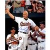 Image 1 : Cal Ripken Jr. Signed '2632' Vertical 16X20 Photo W/ Text Overlay (Signed In Blue) (MLB Auth)