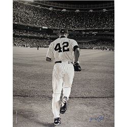 Mariano Rivera 2006 Entering The Game Sepia 16X20 Photo Uns (Signed By Causi)