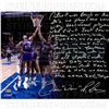 Image 1 : Dennis Rodman Pistons Signed 16X20 "Story" Photo