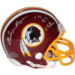 George Rogers Signed Washington Redskins Mini Helmet W/ "SB 22 Champs" Insc.
