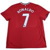 Image 1 : Cristiano Ronaldo Signed Retro Manchester United Jersey (ICONS Auth)
