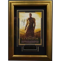 Gladiator Signed 22X30 Masterprint Poster Custom Gold Framed W/ Russell Crowe (Movie/Entertainment/P