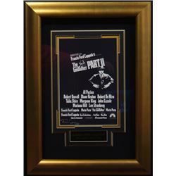 The Godfather Part II Signed 22X30 Masterprint Poster Custom Gold Framed W/ Francis Ford Coppola (Mo