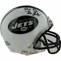 Rex Ryan New York Jets Replica Mini Helmet W/  Go Jets  Insc.