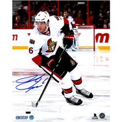 Bobby Ryan Signed Skating Against The Anaheim Ducks 8X10