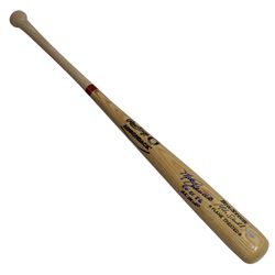 Mike Schmidt Signed Signature Model Flame Treated Adirondack Bat W/ 80, 81, 86 MVP Inscrip. (SSM Hol