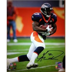 Knowshon Moreno Signed Denver Broncos 11X14 Photo (Blue Jersey)- Moreno Hologram