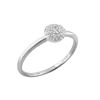 Image 1 : SS DIAMOND RING - Size 7 (#9735D)