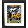Image 1 : Aaron Rodgers Signed Green Bay Packers 8X10 Photo Custom Framed  (White Jersey)