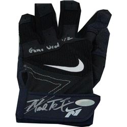 Mark Teixeira Signed Blue/Black Game Used Batting Glove (Pair)