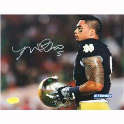 Manti Te'o Notre Dame Fighting Irish Warm Up 8X10 Photo (Te'o Holo Only)