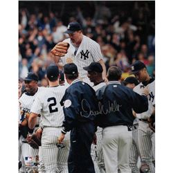 David Wells Perfect Game Carry Off 16X20 Photo (MLB Auth)