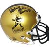 Image 1 : Rashaan Salaam Signed Heisman Authentic Gold Mini Helmet (Colorado Buffaloes)