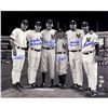 Image 1 : Final Game At Yankee Stadium Perfect Game Battery Mates Signed Metallic B/W 16X20 Photo W/ PG Insc (