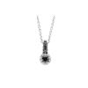 Image 1 : WG BLACK / WHITE DIAMOND PENDANT (#7798D-BLK)