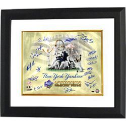 Scott Brosius Signed New York Yankees 16X20 Photo Custom Framed MVP 1998 World Series Champions Cele