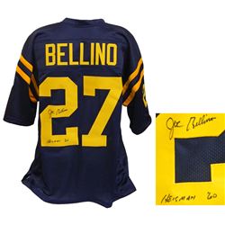 Joe Bellino Signed Navy Throwback Custom Football Jersey W/Heisman 60