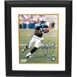 Eddie George Signed Tennessee Titans 8X10 Photo Custom Framed (Run)