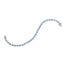 SS SKY BLUE TOPAZ BRACELET (#4219SK)