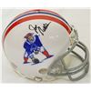Image 1 : Joe Bellino Signed Boston Patriots Throwback Riddell Mini Helmet