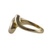 Image 2 : Sterling Silver Gold CZ Ring