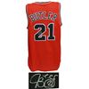 Image 1 : Jimmy Butler Signed Red Custom Jersey