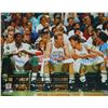 Image 1 : Larry Bird & Kevin Mchale & Robert Parish Signed Boston Celtics Sitting On Bench 16X20 Photo
