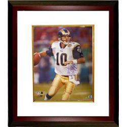 Marc Bulger Signed St. Louis Rams 16X20 Photo Custom Framed