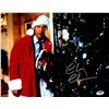 Image 1 : Chevy Chase Signed Christmas Vacation Standing Next To Christmas Tree 11X14 Photo