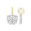 Image 1 : LIMITED EDITION WHEEL W/ DIA BUTTERFLY DANGLE (#378D)