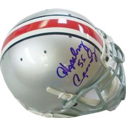 Hopalong Cassady Signed Ohio State Buckeyes Authentic Schutt Mini Helmet 55 (Heisman)