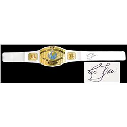 Ric Flair Signed WWE Intercontinental Championship White Replica Belt