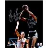 Image 1 : George Gervin Signed San Antonio Spurs Shooting Action 8X10 Photo W/HOF'96